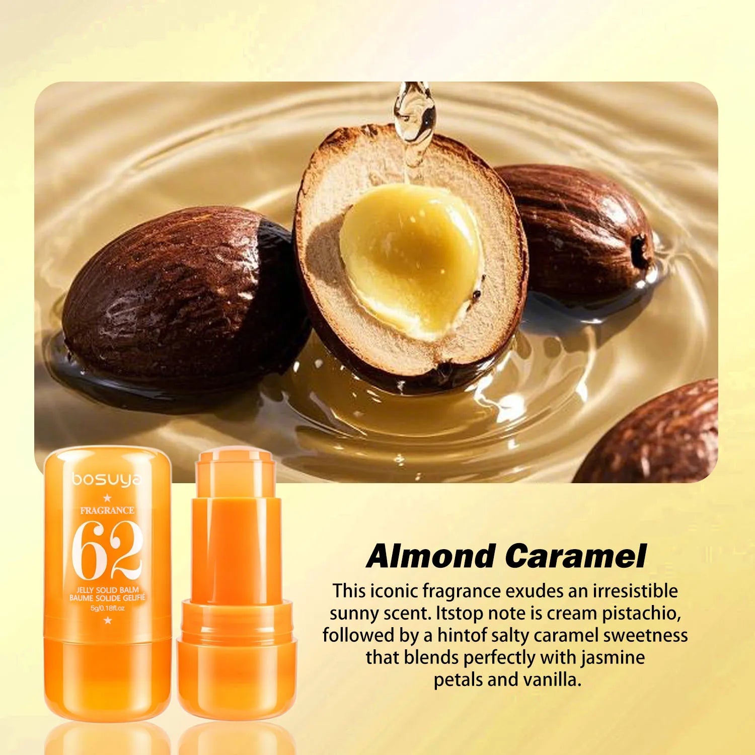 4-Pack Portable Jelly Solid Fragrance Perfume Stick Set - 14