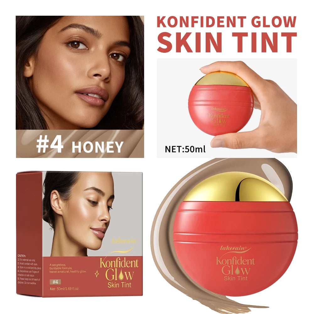 Hydrating Glow Skin Tint Foundation for Radiant Complexion - 21