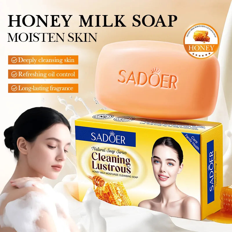 Honey and Milk Deep Cleansing Moisturizing Soap Bar - 7