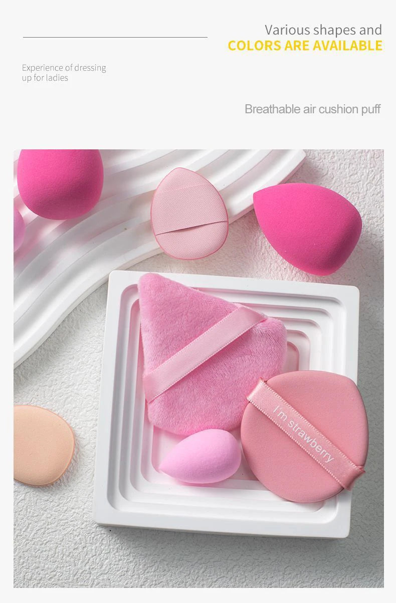 35-Piece Professional Makeup Applicator and Beauty Sponge Set
