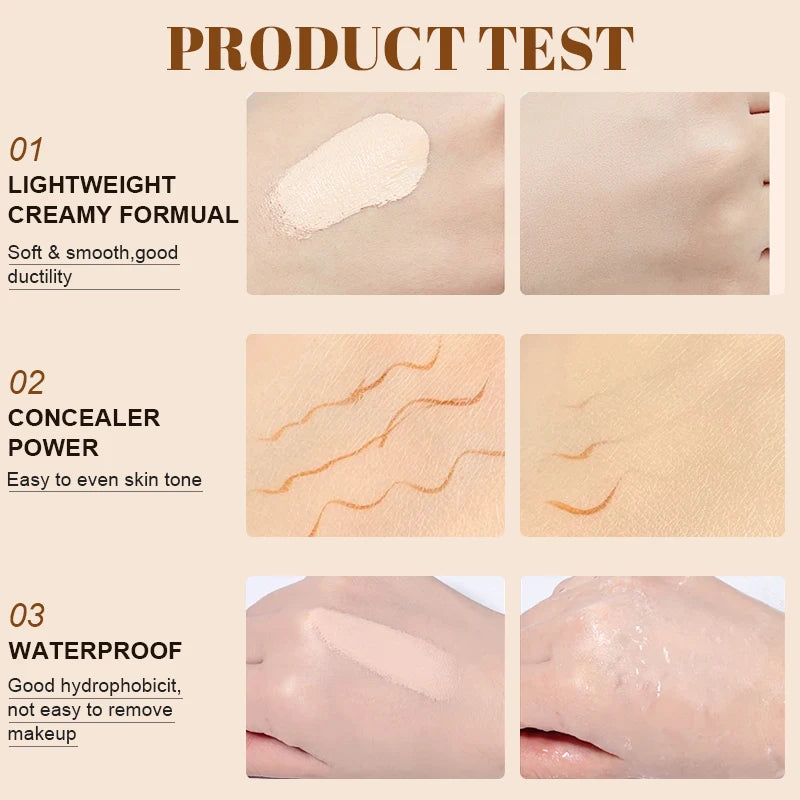 6-Color Professional Face Concealer and Corrector Palette