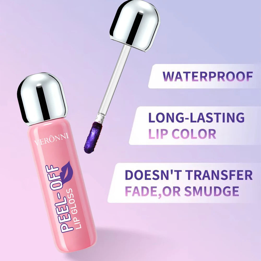 Long-Lasting Peel-Off Matte Liquid Lipstick - 13