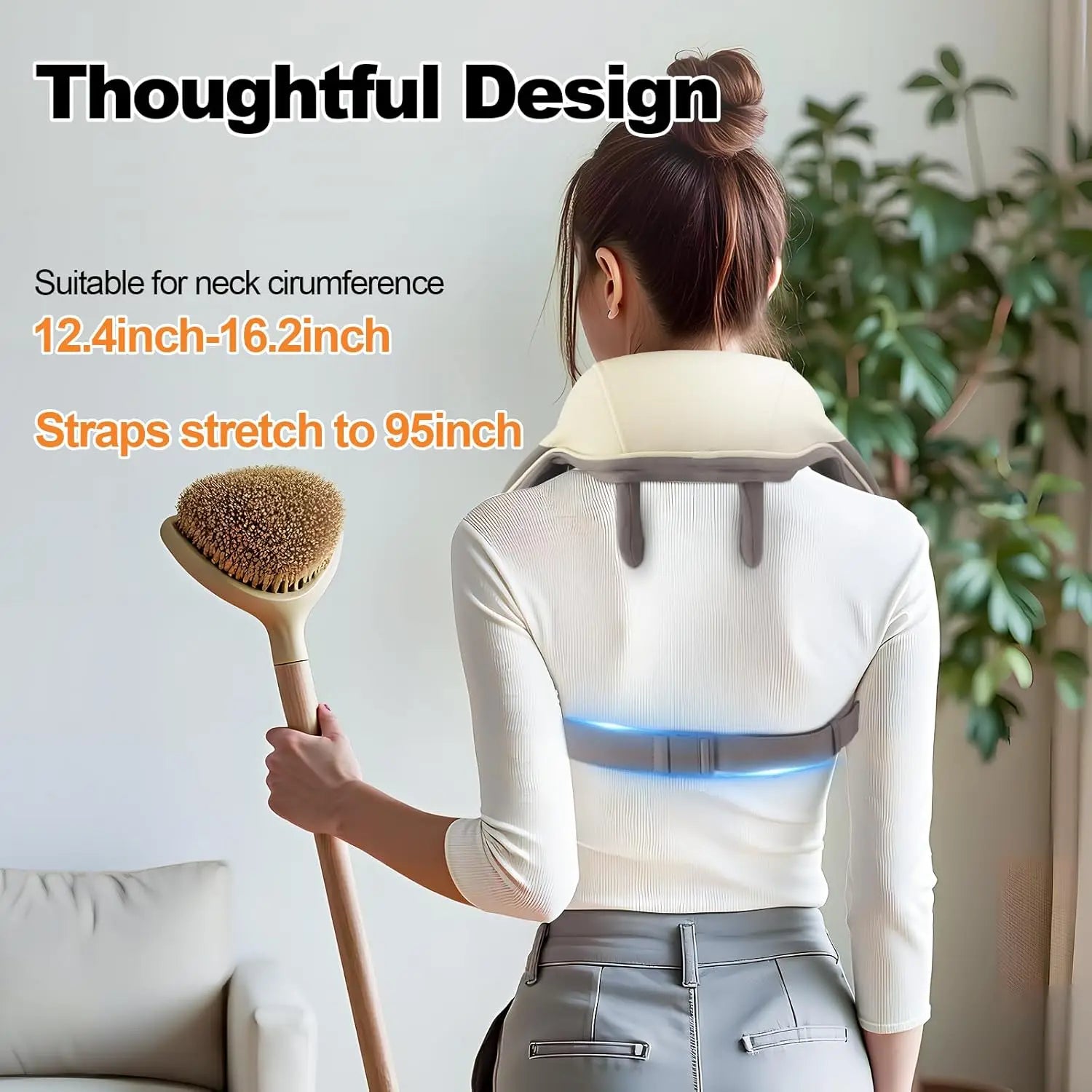 Wireless 6D Neck and Shoulder Deep Tissue Massager with Heat - 5