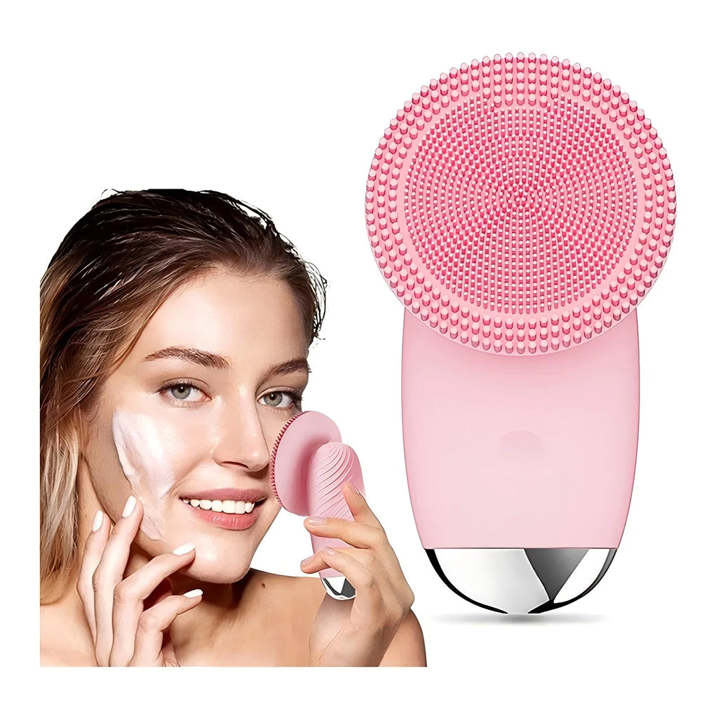 Electric Sonic Facial Cleansing Brush for Radiant Skin