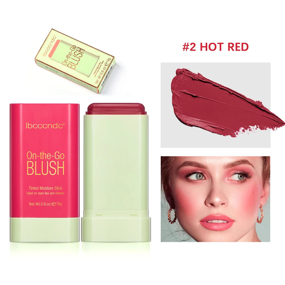Cream Blush and Lip Tint Stick for Natural Glow