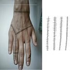 Realistic Scar Effect Temporary Tattoo Stickers