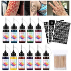DIY Temporary Tattoo Ink Set with Stencils