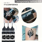 Temporary Black Henna Tattoo Gel for Festivals and Body Art