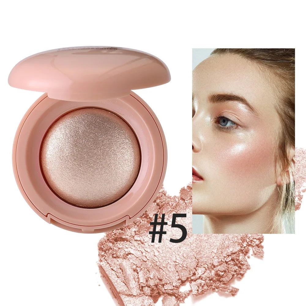 Shimmering Face Highlighter Powder for Natural Glow