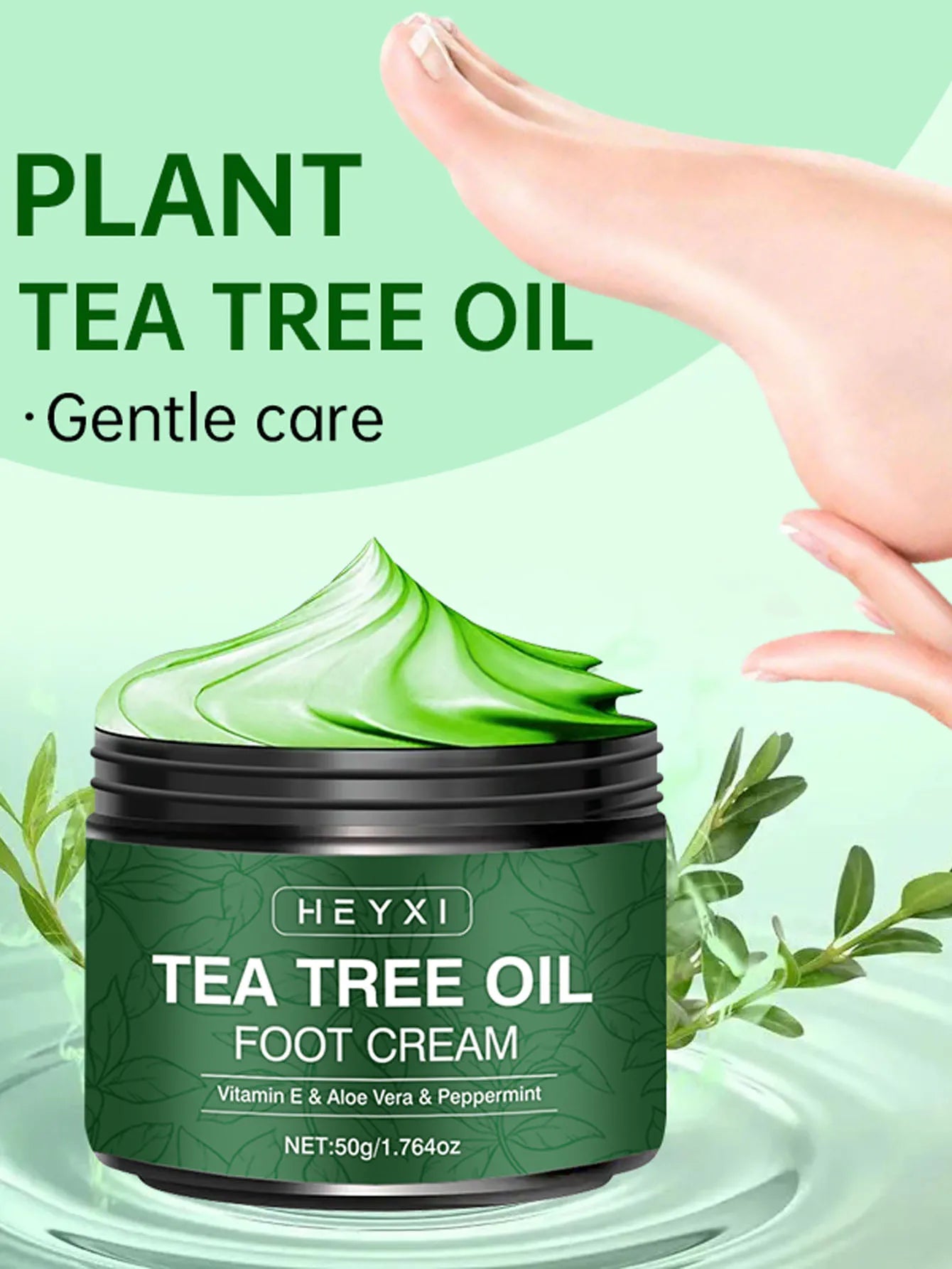 Tea Tree Oil Moisturizing Repair Cream for Hands and Feet - 8