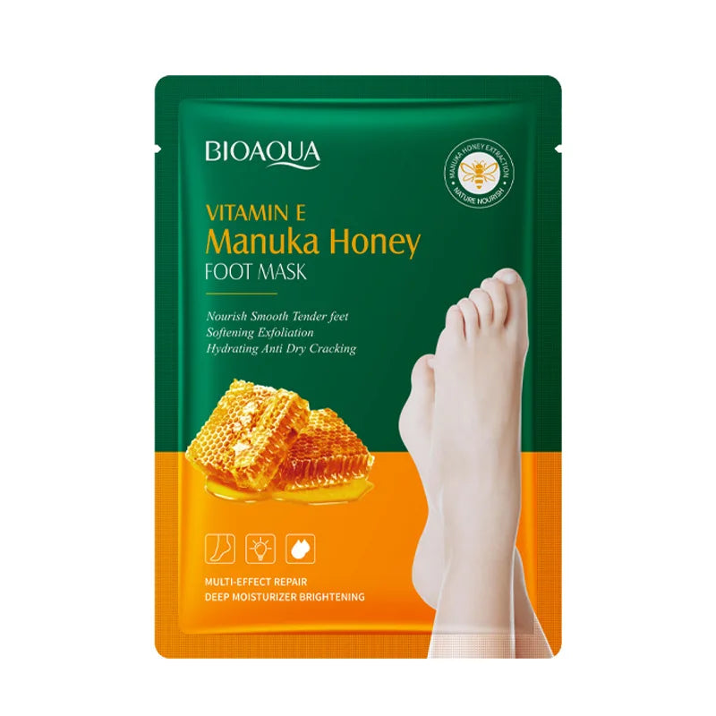 Vitamin E Manuka Honey Moisturizing Foot Mask - 15