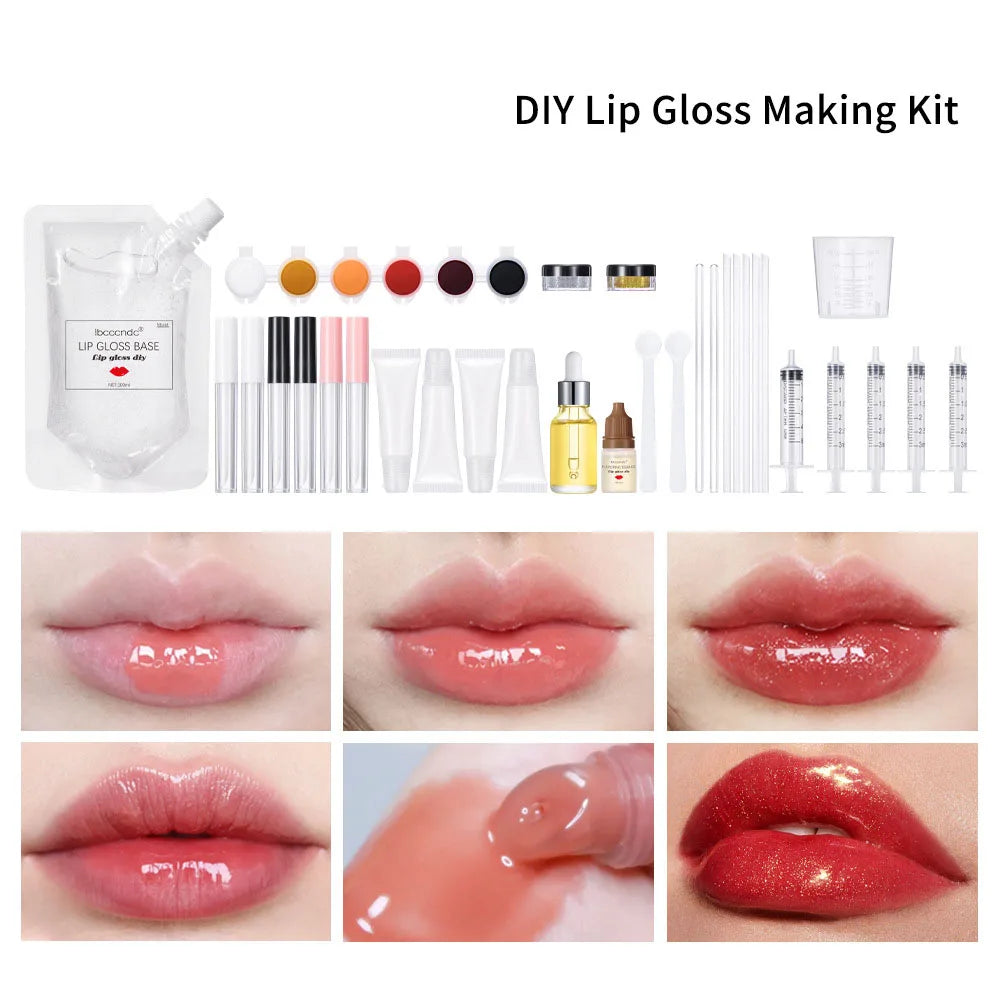 DIY Complete Lip Gloss Making Kit