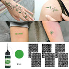 DIY Temporary Tattoo Kit with Stencils
