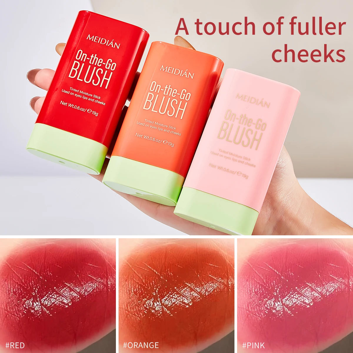 3-in-1 Tinted Moisturizing Blush and Lip Stick