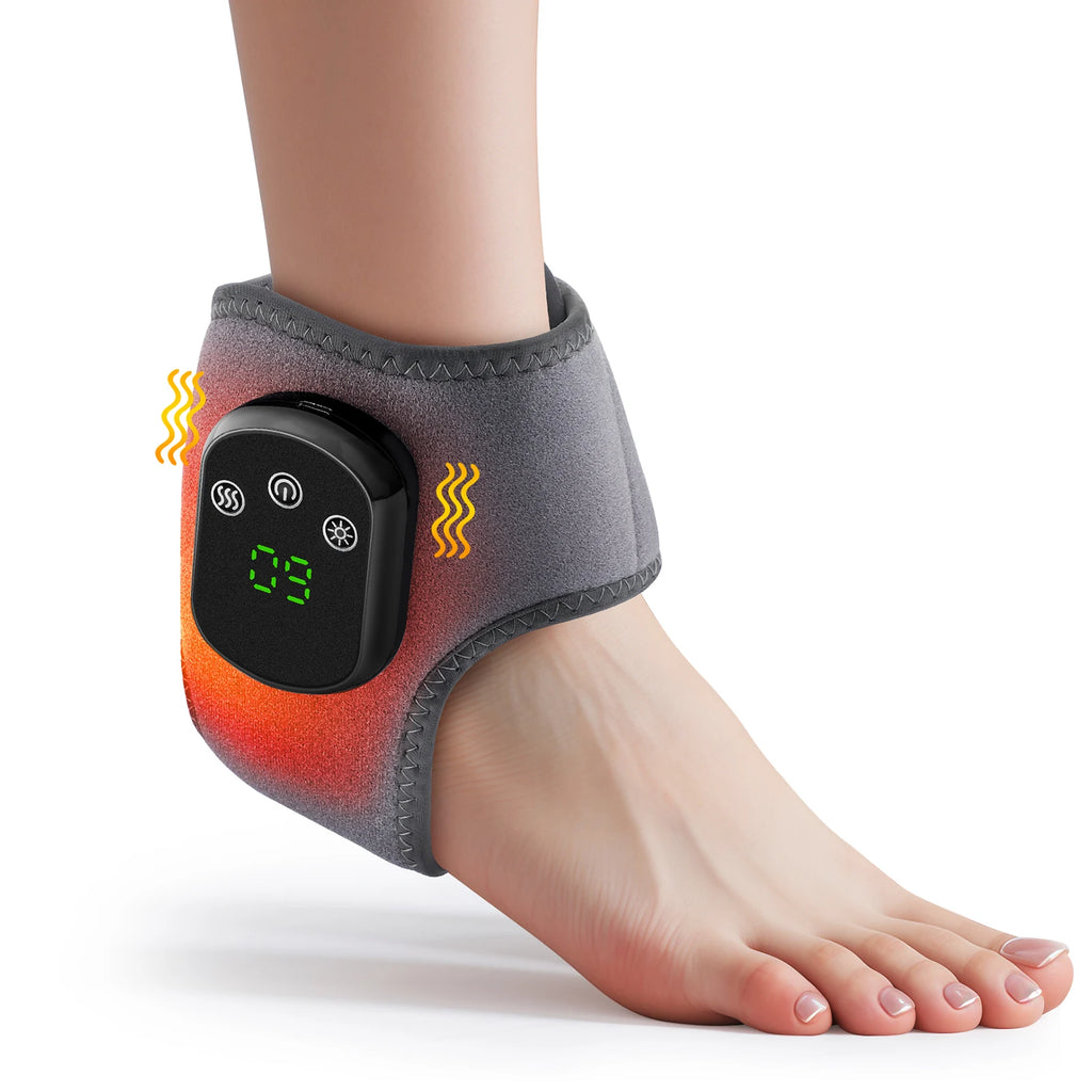 Heated Ankle Massager with Vibration Therapy