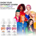 Semi-Permanent Color Depositing Hair Dye Shampoo