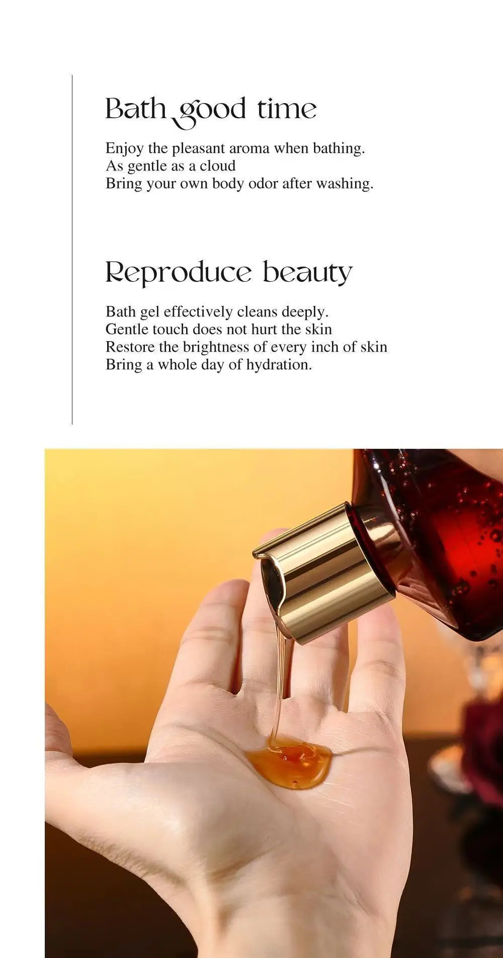 Long-Lasting Fragrance Perfumed Shower Gel