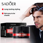 Men's Retro Hair Styling Wax for Strong Hold and Natural Volume