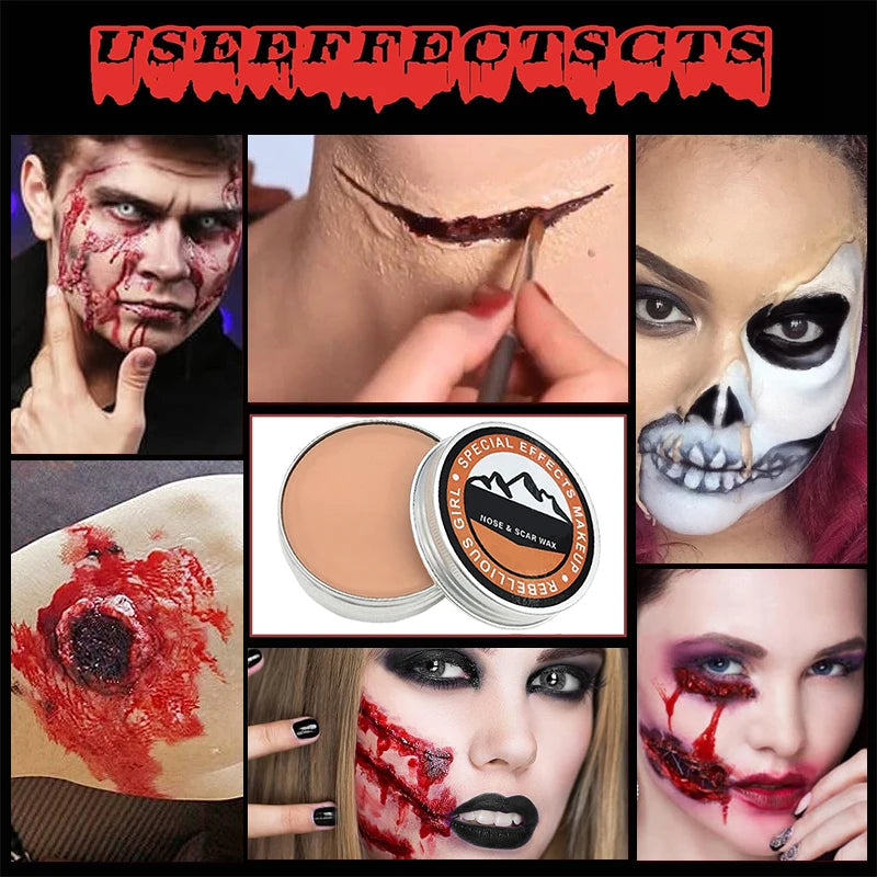 Special Effects Makeup Scar Wax for Halloween and Cosplay