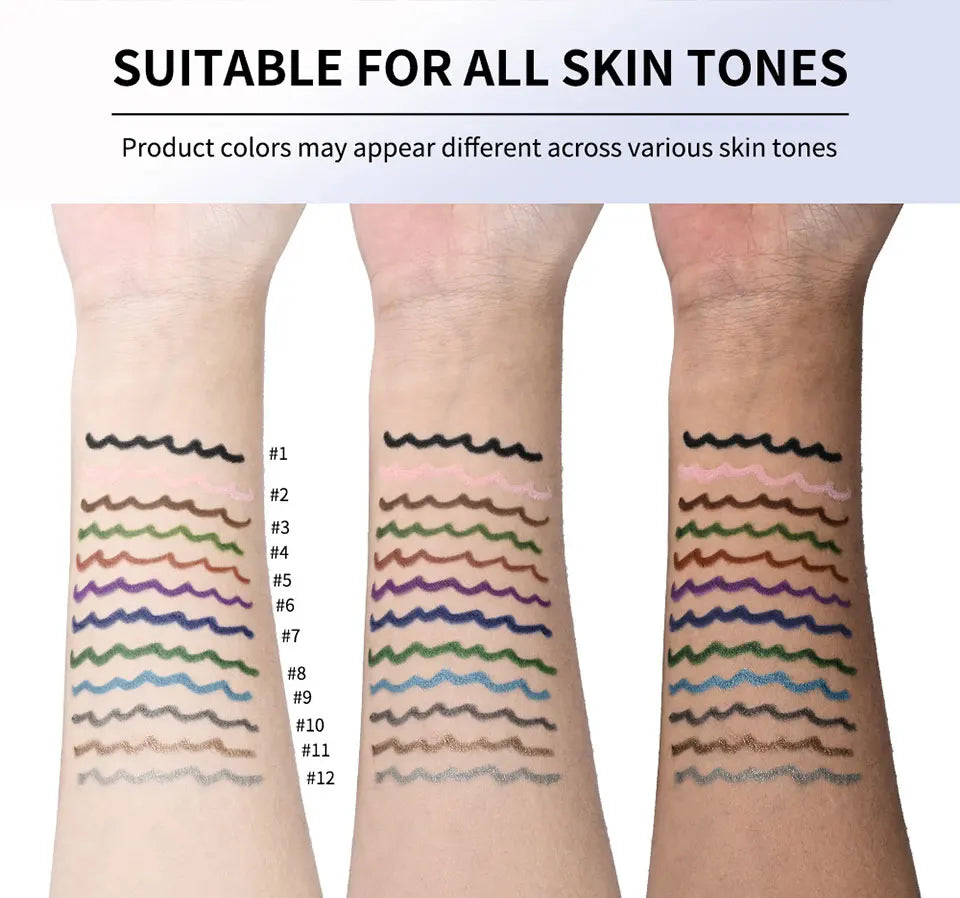 Waterproof Long-Lasting Smudge-Proof Eyeliner Pencil - 14