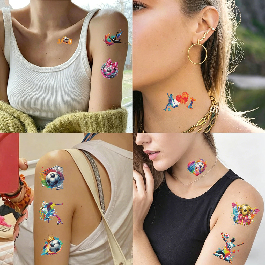 Soccer Temporary Tattoos for Kids Birthday Parties
