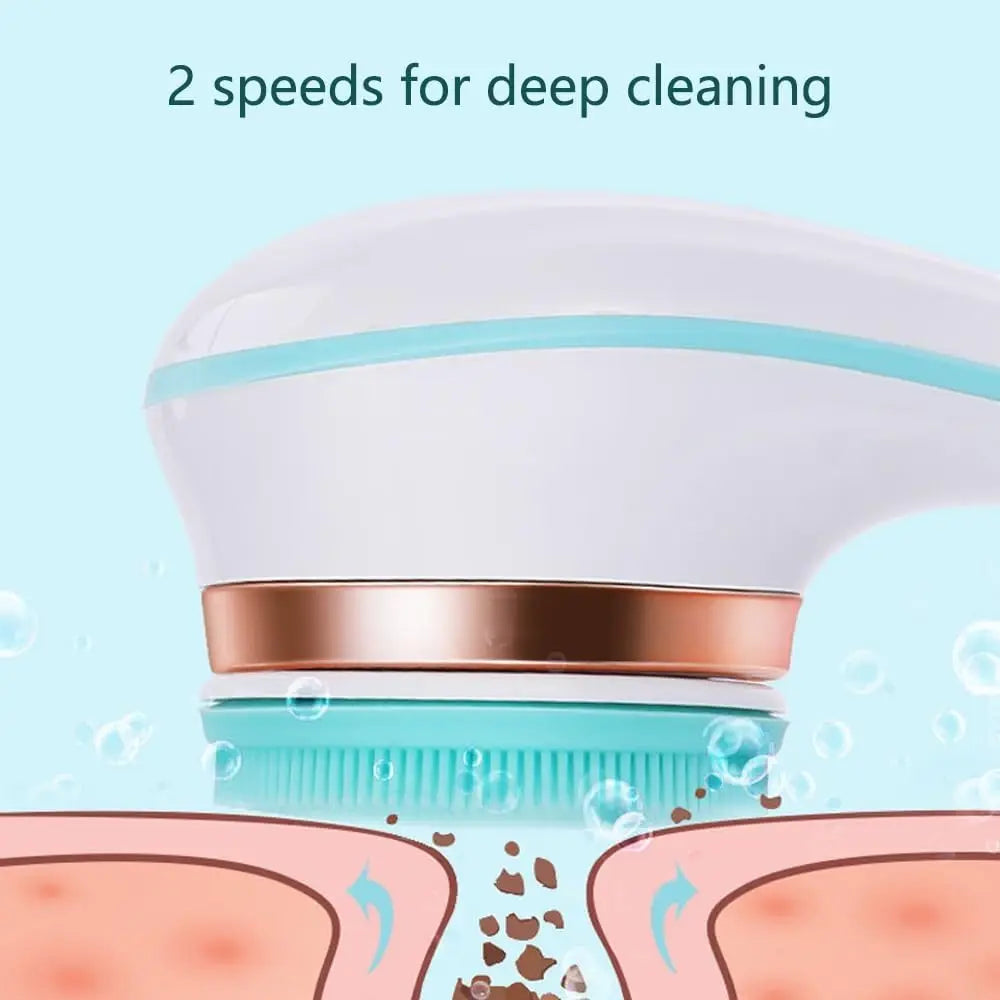 Electric Long-Handle Spin Bath Brush
