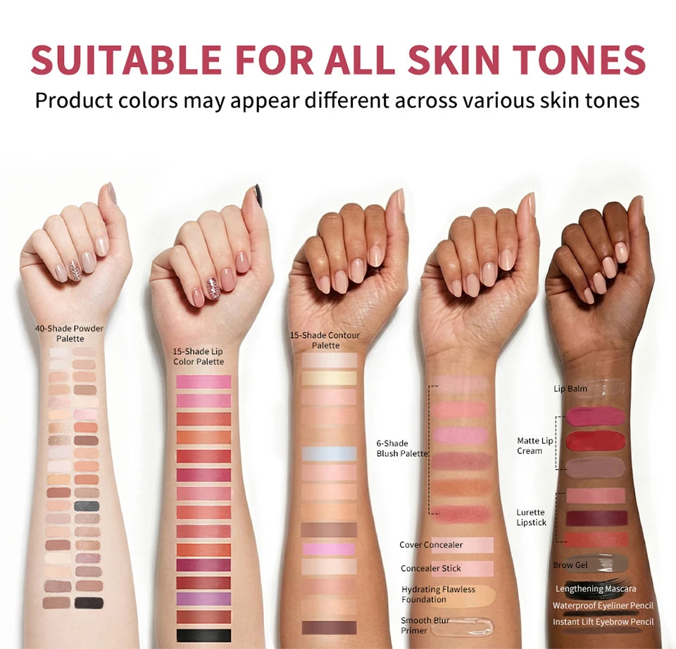 All-in-One Professional Makeup Collection Set