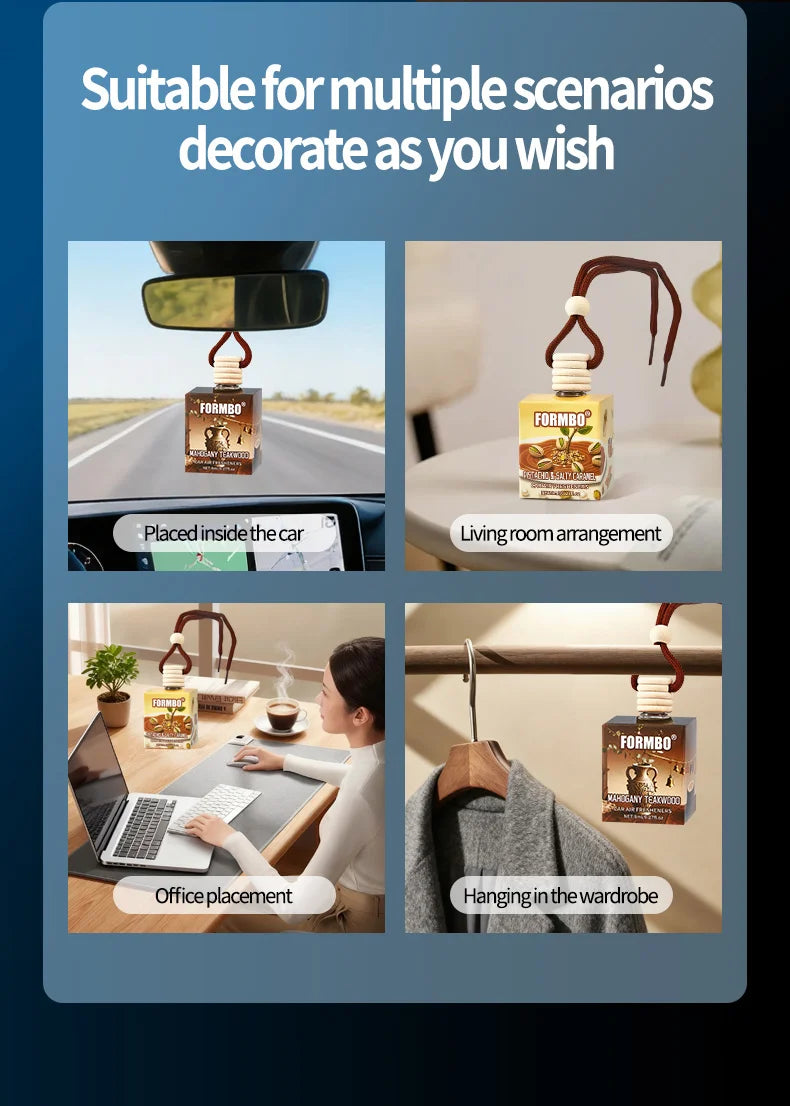 Long-Lasting Hanging Car Air Freshener Set