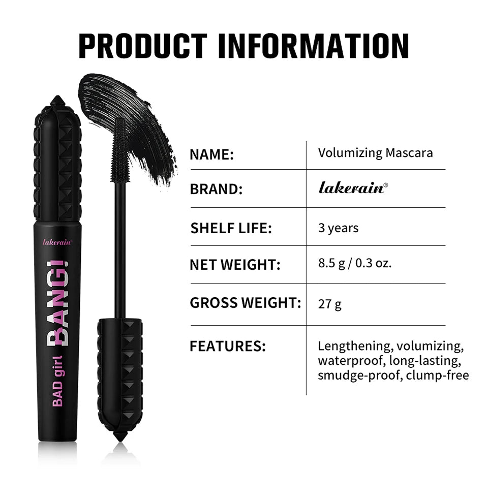 Waterproof Volumizing Mascara for Long-Lasting Lashes - 16