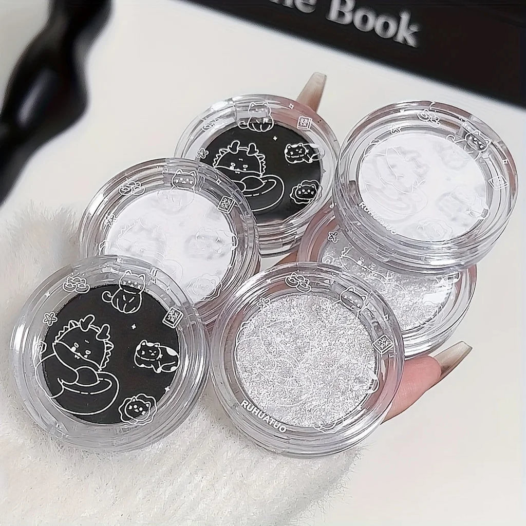 Monochrome Shimmer Eyeshadow for Radiant Eye Makeup