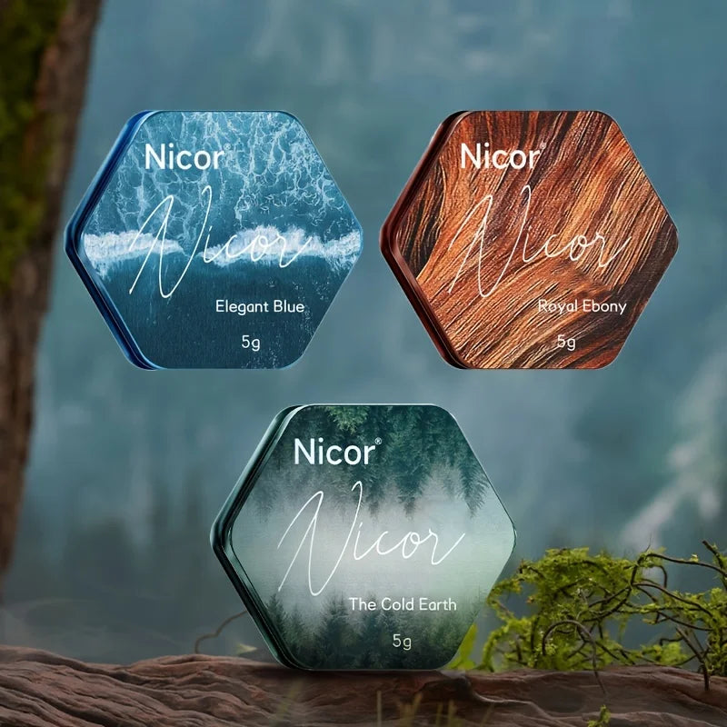 3-Pack Portable Solid Cologne Balm for Men - 3