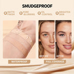 15-Color Professional Facial Concealer Palette and Brush