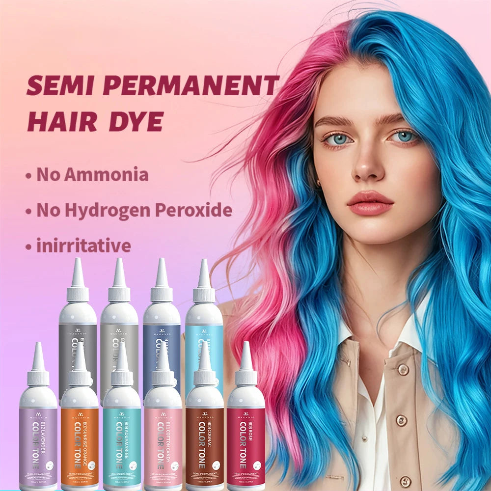 Semi-Permanent Plant-Based Hair Color Dye 200ml