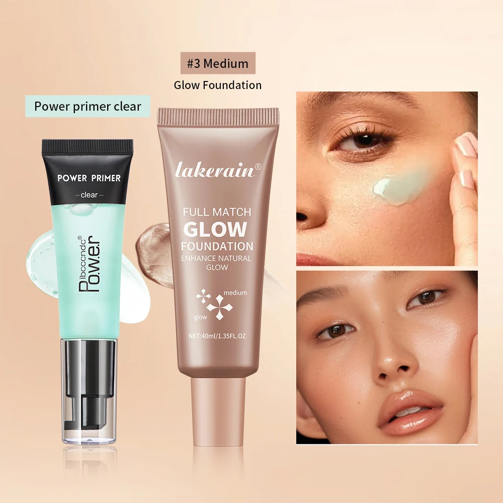 Hydrating Primer and Glow Foundation Makeup Set