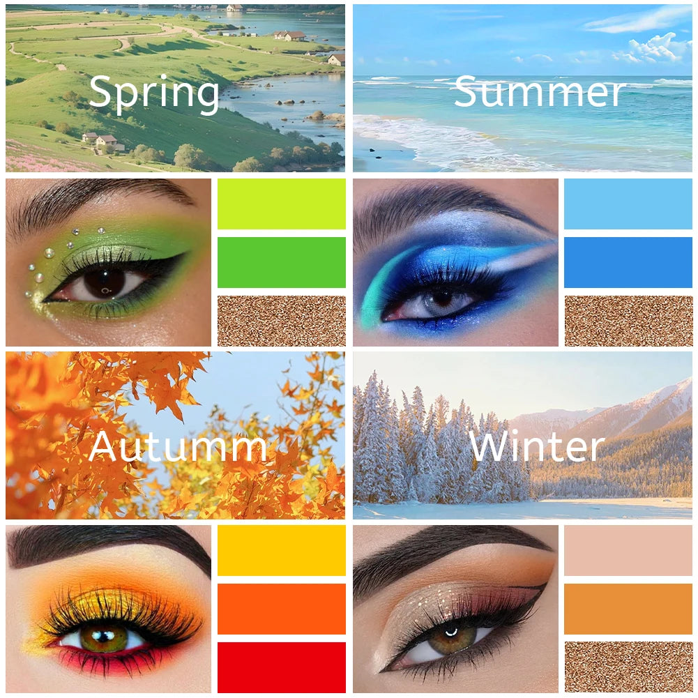 72-Color Professional Rainbow Eyeshadow Palette