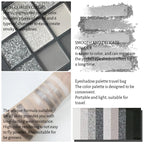 9-Color Smoky Matte and Shimmer Eyeshadow Palette
