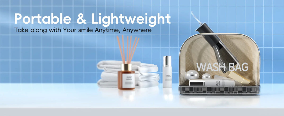 Electric Toothbrush and Water Flosser Set for Oral Care