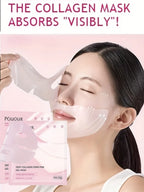 Firming Pink Collagen Gel Face Mask for Radiant Skin