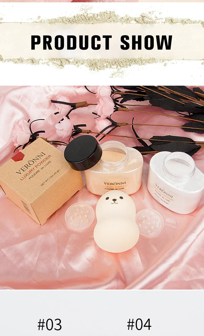 Oil-Control Loose Setting Powder for Flawless Matte Finish