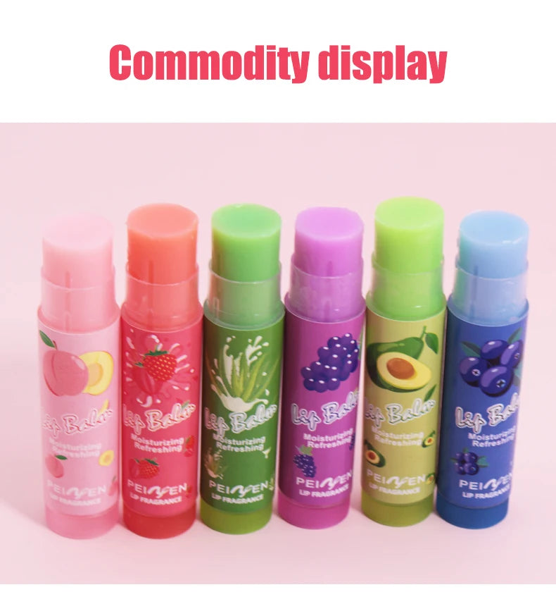 Fruit Scented Moisturizing Lip Oil and Balm Set