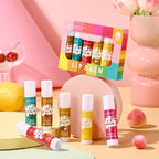 12-Piece Fruity Moisturizing Lip Balm Set for Dry Lips