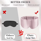 Silk Sleep Mask for Total Light Blocking and Comfort