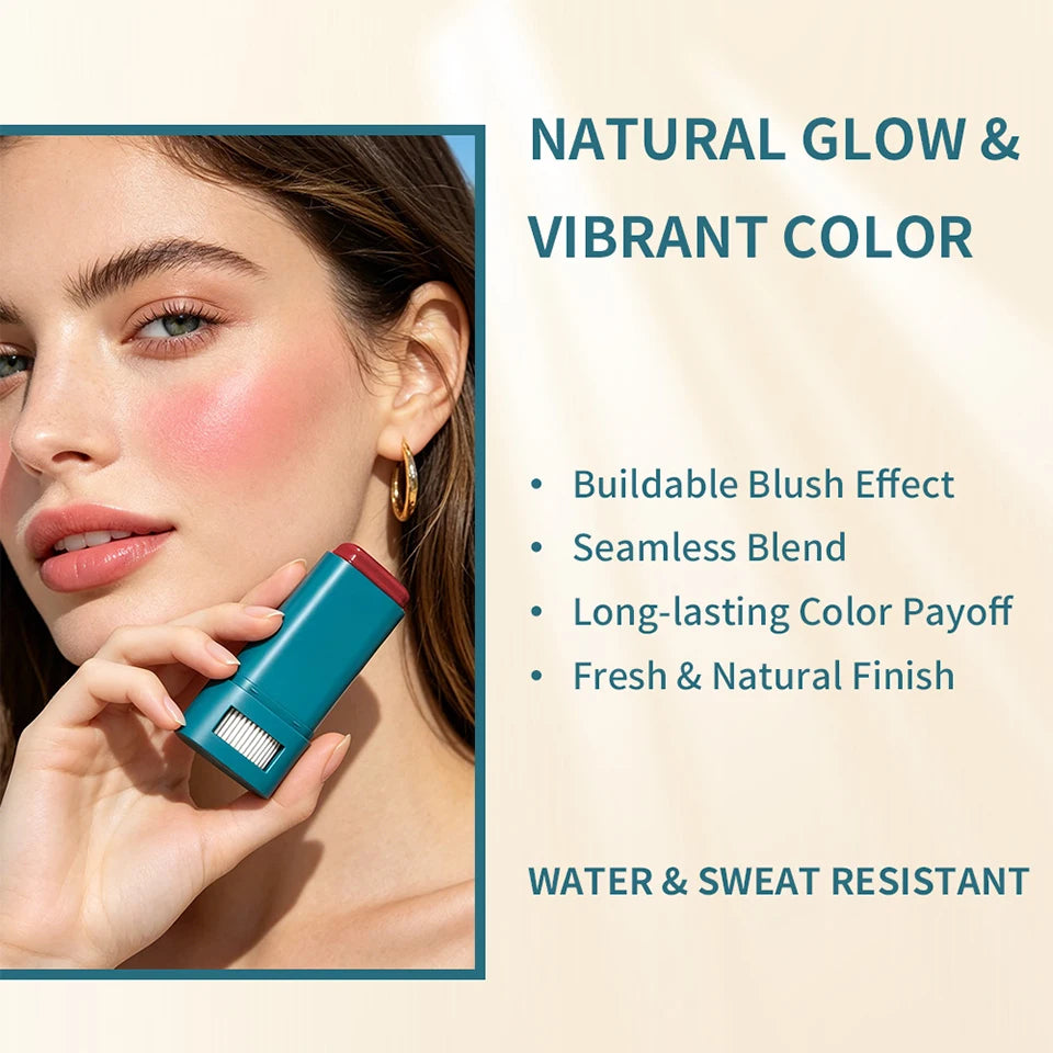 Color Correcting CC Cream and Sunscreen Blush Stick Set - 21