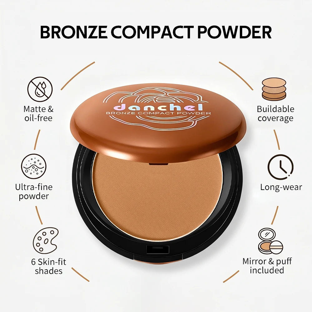 Matte Bronze Sculpting Powder for a Sun-Kissed Glow