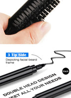 Waterproof Beard Filling Pen and Brush Set