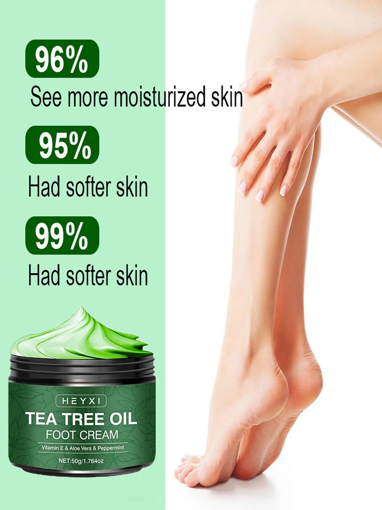 Tea Tree Oil Moisturizing Repair Cream for Hands and Feet - 9