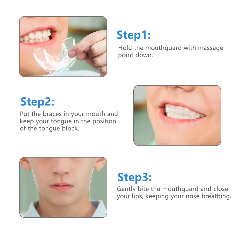 3-Stage Kids Teeth Alignment Trainer and Straightener Set - 11