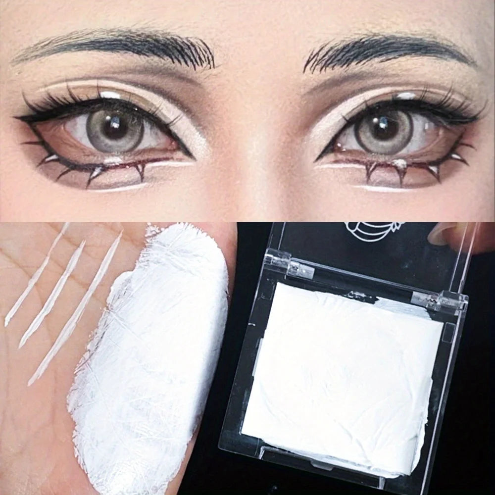 White Full-Coverage Body Paint and Concealer for Cosplay