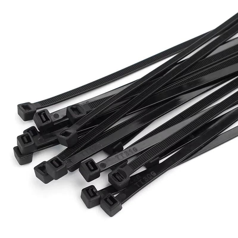 Heavy Duty Self-Locking Nylon Cable Ties for Cable Management - 2
