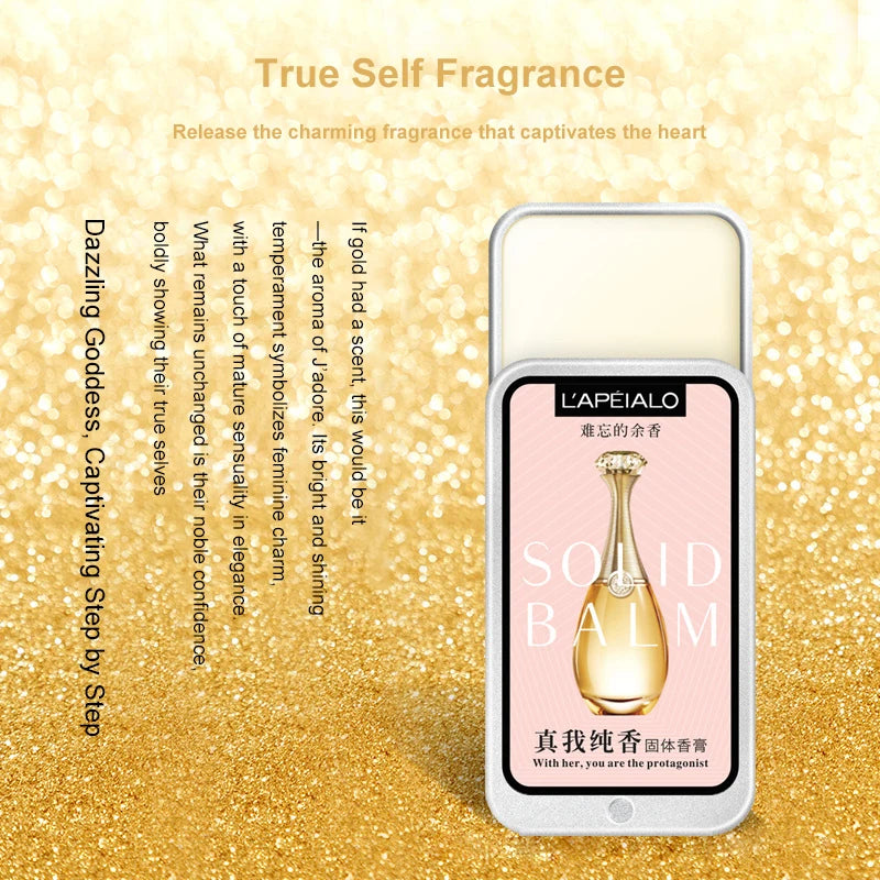 Long-Lasting Portable Solid Perfume Balm for Women